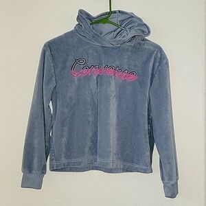 CONVERSE  Hoodie, Girls L 12-13 YRS, Grey,  EUC